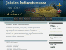 Tablet Screenshot of jokelanmuseo.info